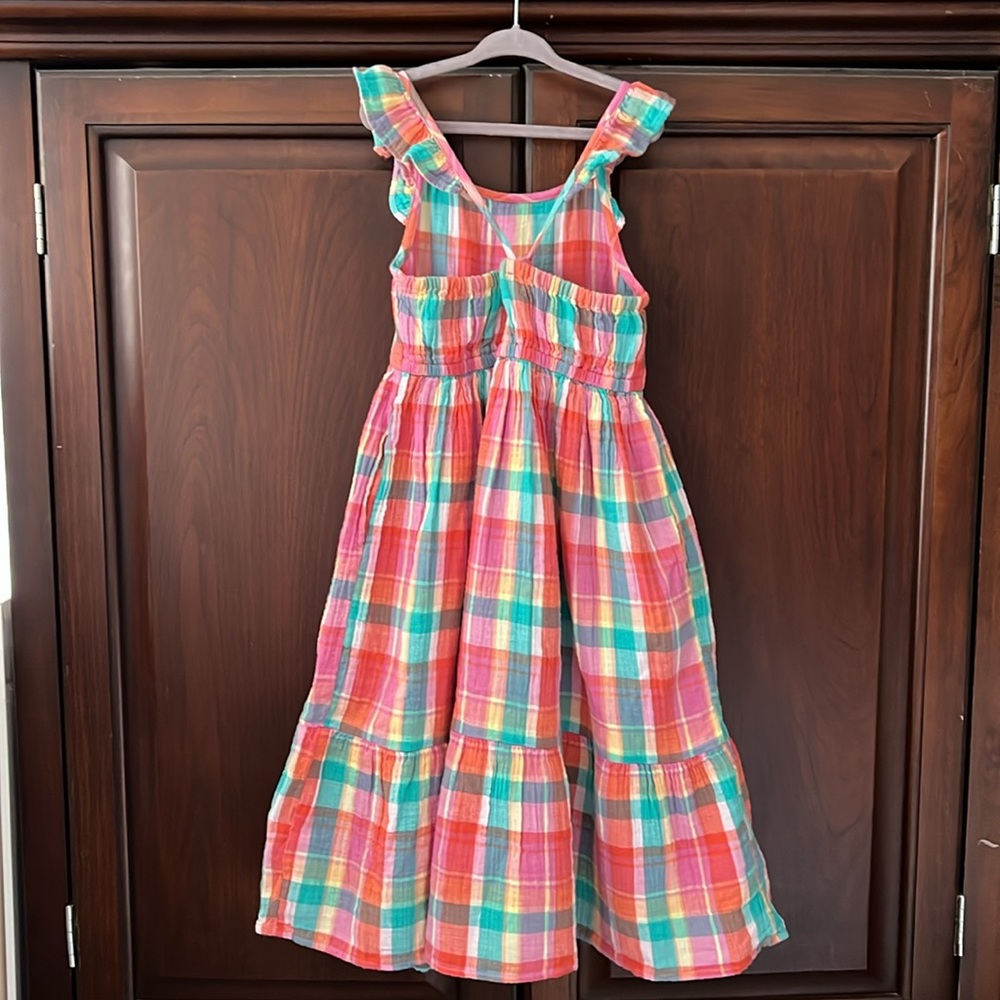 EUC Colorful Cat and Jack girls Easter dress - size 10-12 Large - Picture 4 of 12